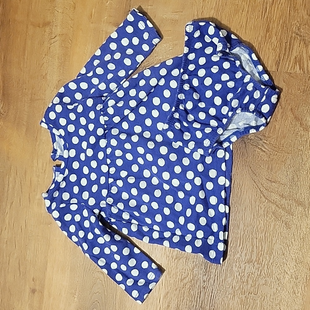 3-6 month dot dress and bloomers